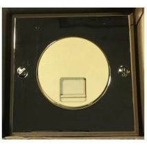 Arnould - 271H41I09 - Full Socket RJ45 Europa mirroir 75x75mm - chromium - grey