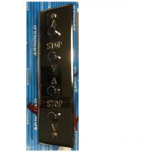 Arnould - 472V21C21C09 Interruptor 4 pulsadores + flechas espejo Europa 125x35mm - Cromo