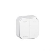 Arnould - Interrupteur individuel de volets roulants saillie Profil Eco Blanc 54208