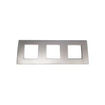 Arnould - S.Light 22736 - Placa de módulo de titanio horizontal 3x2 - Gris