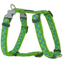 Arnés para perro Red Dingo style estrella verde 25-39 cm