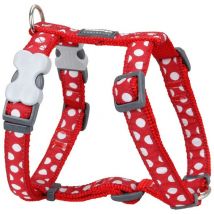 Chadog - Arnés para perro red dingo style rojo lunares 30-48 cm