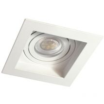 Aro empotrable cuadrado 'Akrah' – Blanco