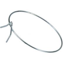 Sauvic - Soporte Maceta Pared Zincado 18 cms