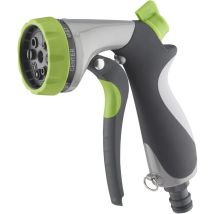 Aroz - Pistola Di Irrigazione Con Distributore Multigetto Automatico In Metallo + Soft Grip