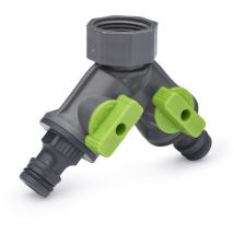 Sdoppiatore selettore doppio automatico in plastica femmina 3/4'' - Aroz