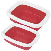 Caja De Arena Abierta Beta Maxi 49x39x13 Cm – Espaciosa Y Práctica – Para Gatos De Tamaño Mediano