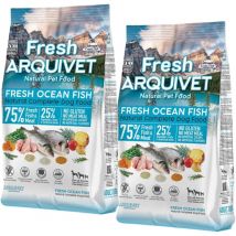 Arquivet - Fresh Ocean Fish - 2.5 Kg - Aliment Complet pour Chien - Poisson et Viande Frais (8435117891043)