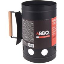 Arrancador para barbacoa 16x27cm zinc color negro