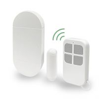 AL011 Allarme per casa e abitazioni Sensore di allarme per porte e finestre con 2 telecomandi Alarme sonoro wireless con batteria Antifurto porta