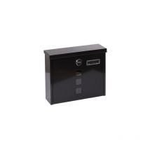 Arregui - Chance E7104 Briefkasten aus Verzinktem Stahl, Größe m (din A4), Wandbriefkasten mit Schutzklappen für Einwurf und Schloss, Postkasten mit