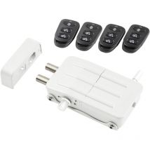 ARREGUI CI10 Unsichtbares Türschloss mit 4 Fernbedienungen Schlüsselloses Zusatzschloss für Türen Elektronisches Sicherheitsschloss Türriegelschloss