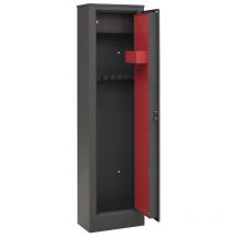 Domus ARM070335 Armero de Acero para 7 Escopetas, con cajón interior, Caja Fuerte para Armas (válido para escopetas, no homologado para rifles)