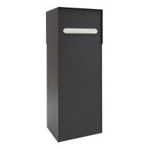 Arregui - Multipack Base Doble Acceso EP3154 Boîte à colis en acier, double accès, fenêtre avant et porte arrière, noir
