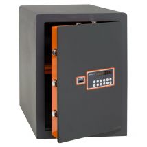 Arregui - Plus c Coffre-fort à code et a clé en acier, Coffre-fort double sécurité electronique à code et serrure certifiée à clé, Armoire forte xxl