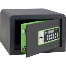 Supra Cassaforte con chiave e codice, facile da usare, Cassaforte mobile, apertura con tastiera e chiave, Cassaforte elettronica per casa s: 20 x 31