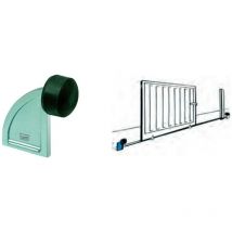 Arresto per cancelli scorrevoli ART.200 par. ø 37 - dim. mm 50X 93