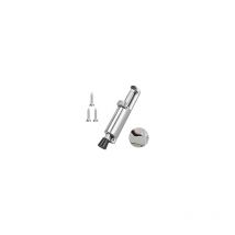 Readcly - Butée de porte réglable en argent Butée de porte à ressort de sol en acier inoxydable avec support de butée de porte à vis Convient aux