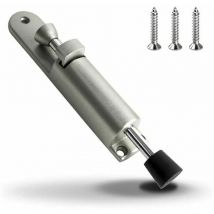 Arret de Porte Caoutchouc Souple Résistant en Support de Porte en Alliage de Zinc Butoir de Porte Commande au Pied