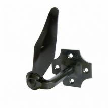 Jardinier Massard - Arrêt de volet marseillais à visser sur platine noir afbat - Déport (mm): 40