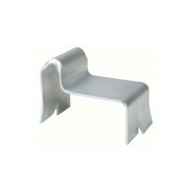 Arrêt pour portail à sceller Argent 165 Zingué a sceller 95 mm 90