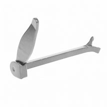 Arrêt de volet marseillais à sceller zingué blanc afbat - Long (mm): 175