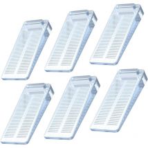 Arrêts de Portes, 4pcs Antidérapante Cale Porte au Sol avec Hauteur Réglable,Ces Cales être Utilisées sur Une Base Genre Carrelage, Béton,