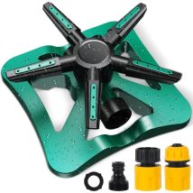 Arroseur De Jardin - Arrosage Automatique Gardena Pour Un Arrosage À 360 Degrés À 5 Bras Oscillant - Arroseur Rotatif D'Eau Avec 20 Buses, Système De 