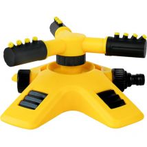 Arroseur rotatif 360° triple buse pelouse jardin