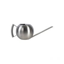 Arrosoir design rond en acier inoxydable