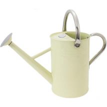 Kent&stowe - Arrosoir en acier galvanisé 4,5 litres Crème
