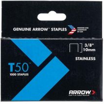 Arrow - A506SS1 T50 Staples Stainless Steel 506SS 10mm (3/8in) (Box 1000) ARRT5038SS