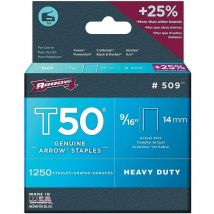 Arrow 509 Staples 9/16' - 14MM - (Box of 1250)
