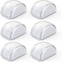 Zolginah Arrêts De Portes, Butées De Porte Transparentes Stop-porte Adhésif Au Sol Et Parquet, Butoirs De Porte Protection De Portes Et Murs, 