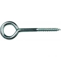 Gancho de tornillo con ojete zn 22/100x22 x 7,8 (por 50)
