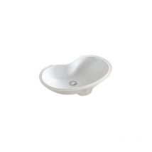 Lavabo Idea incasso sottopiano cm. 60x37 in ceramica bianco