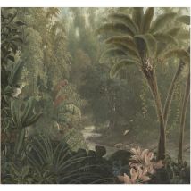 Art for the Home Fototapete Dschungel - Grün - 300x280 cm