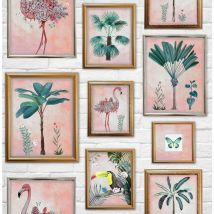 Papiertapete - Tropische Rahmen - 10mx53cm - Art For The Home