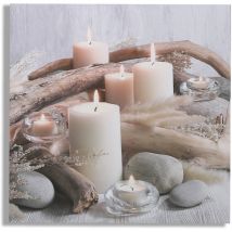 Art For The Home - Serene Oasis led Leinwandbilder 60x60cm