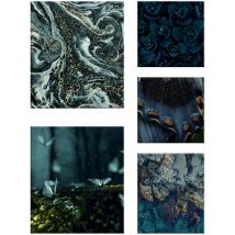 Art For The Home - Wanddeko Leinwandbild Set Classic Chique 80x60cm