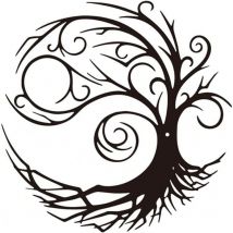 Art Mural en Métal,Décoration Murale Silhouette arbre de vie Art Déco,Convient pour Salon,Jardin,Chambre,30x30cm
