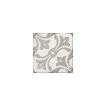Carrelage sol / mur effet ciment motif gris 20x20 cm art nouveau la rambla grey (vendu par boite de 1m2)