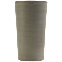 Artplast - Grand Pot de Fleurs Extérieur Gris Ø30cm H52cm - Pot de Fleurs Haut en Plastique Recyclé - Design Italien