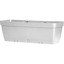 Art Plast Lolego Pot de Fleurs avec réserve d'eau Blanc 40 cm - Blanc