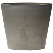 Artplast - Pot de Fleur Gris Diamètre 50cm H47cm - Jardinière Extérieure Balcon Terrasse Jardin