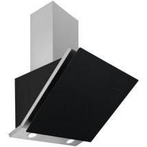 Designair ART28359 60cm Nero Linear Angled Glass Cooker Hood