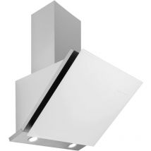 Designair ART28361 60cm Bianco Linear Angled Glass Cooker Hood