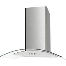 ART28416 60cm Curved Glass Cooker Hood - Myappliances