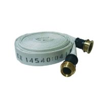 Art.30/a-r Tubazione Flessibile Bianca Dn 45 Certificazione Uni-en 14540 Mod. Pu Con Raccordi In Ottone. Dn 45 Uni 804 Pn 16 In Ottone - L. 25 Metri 