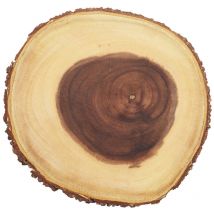 Artesà Käsebrett de Holz de Naturbaum, Holzteller de zum Servieren von Vorspeisen, 21 cm, rund - Naturholz